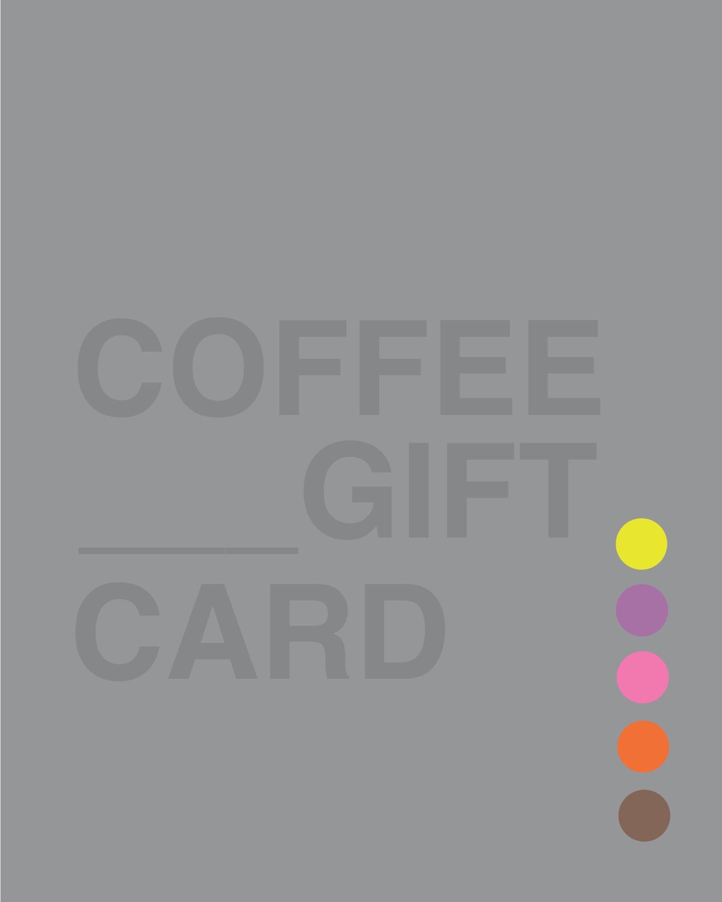 e-GIFT CARD (ONLINE ONLY)