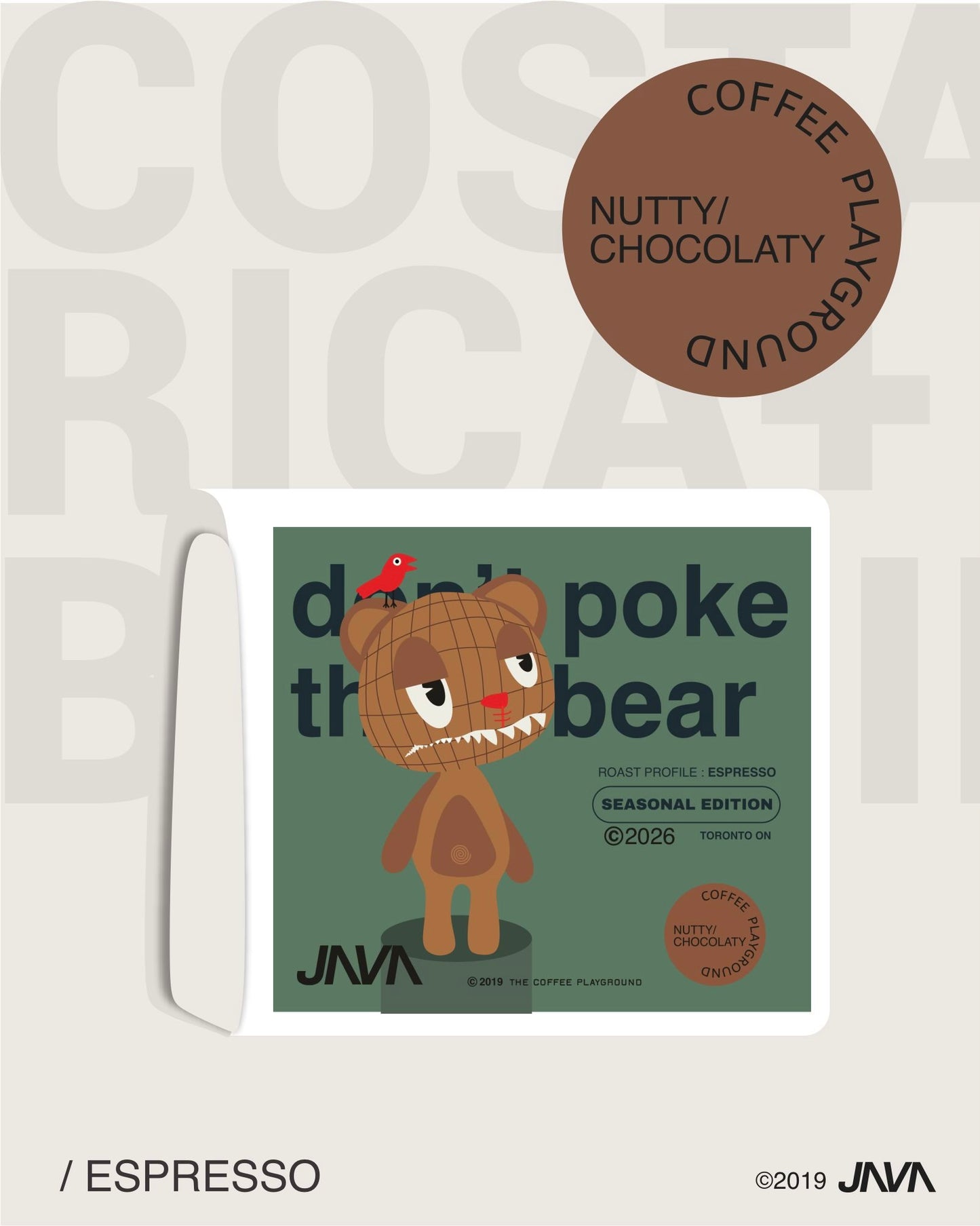 DON'T POKE THE BEAR (MEDIUM-DARK ESPRESSO)
