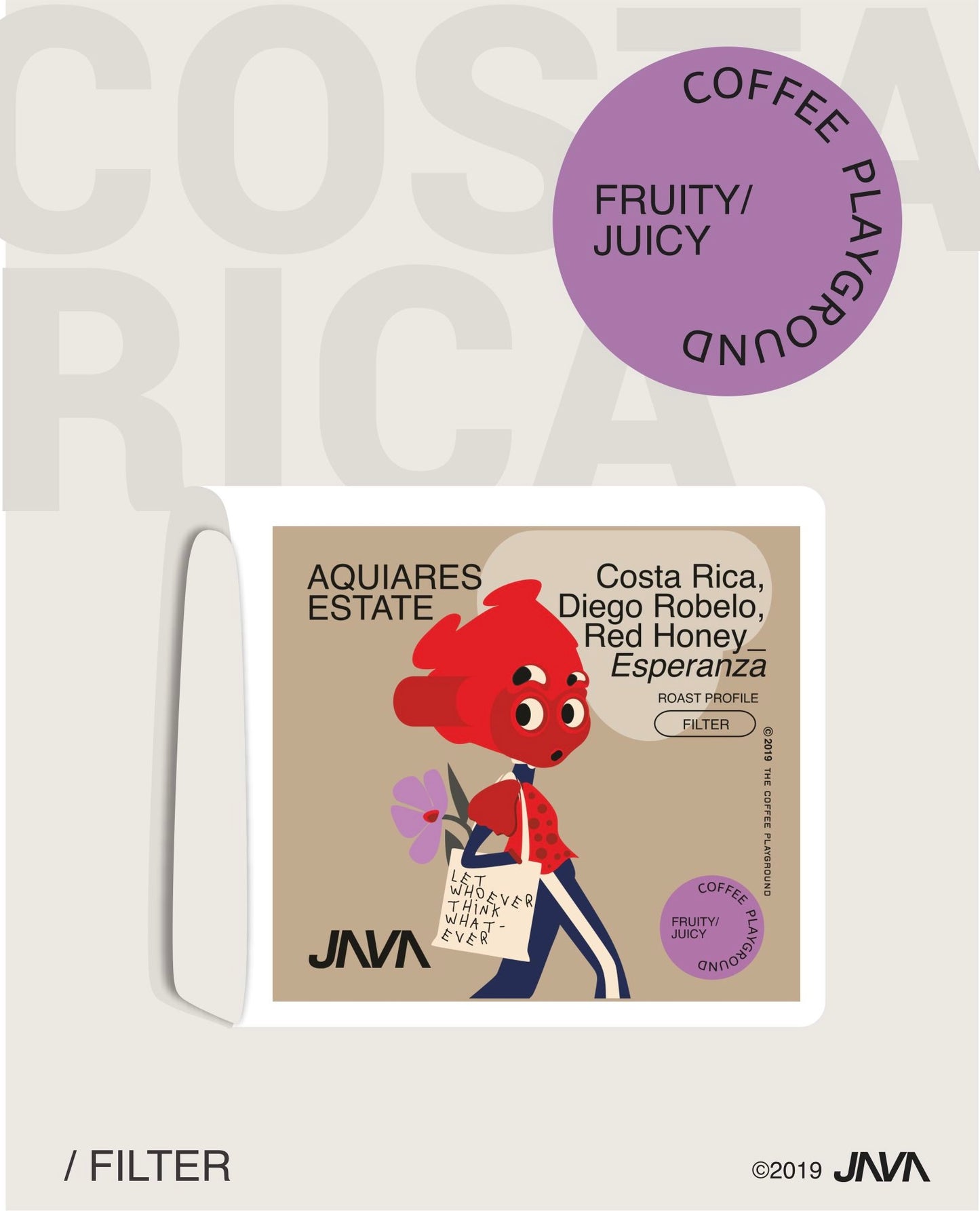 (NEW) Diego Robelo, Esperanza, Red Honey , COSTA RICA