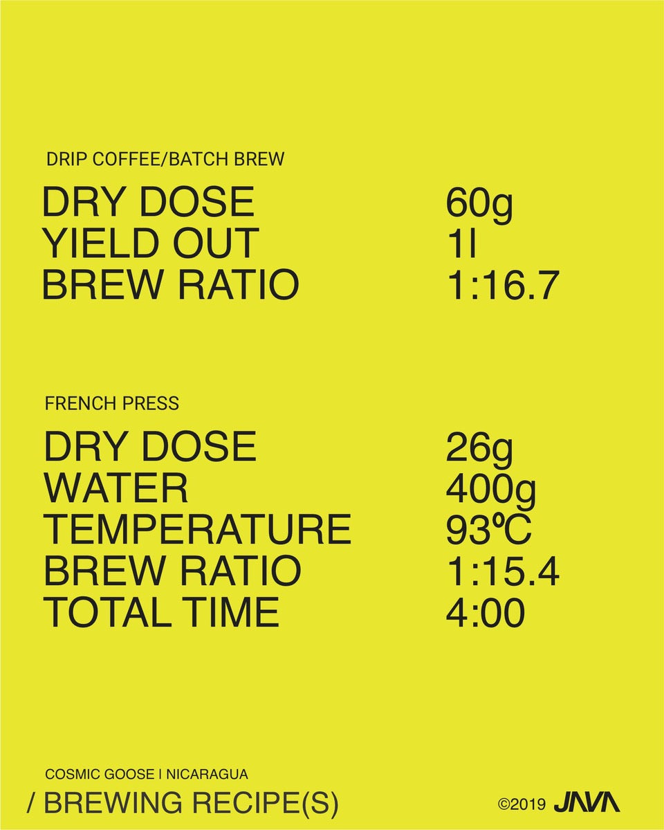 COSMIC GOOSE (DRIP COFFEE)