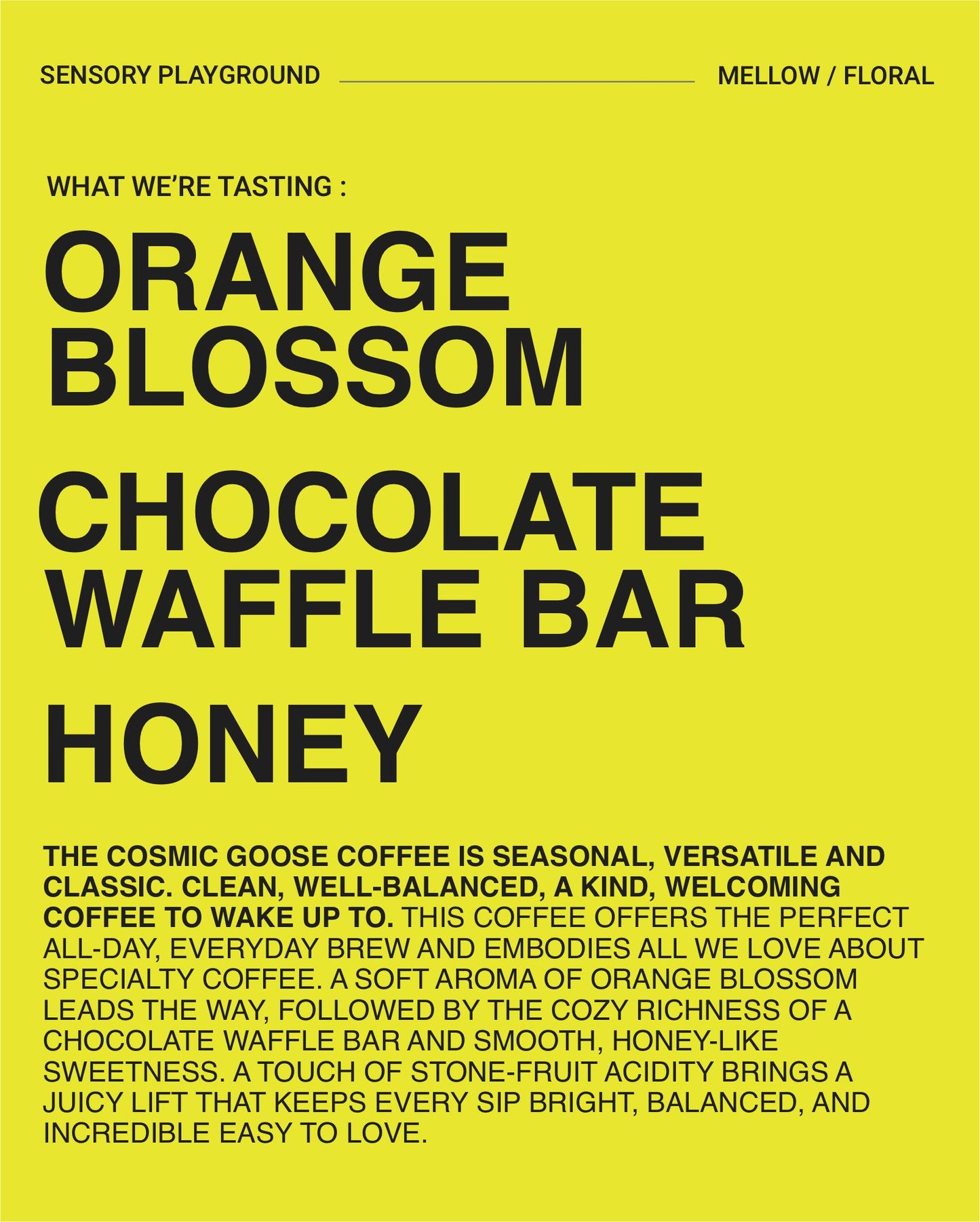 COSMIC GOOSE (DRIP COFFEE)