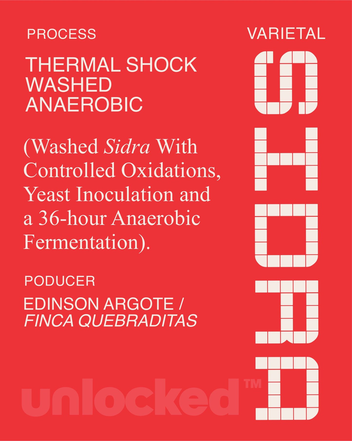 (UNLOCKED) Finca Quebraditas, Sidra, Thermal Shock Anaerobic, COLOMBIA