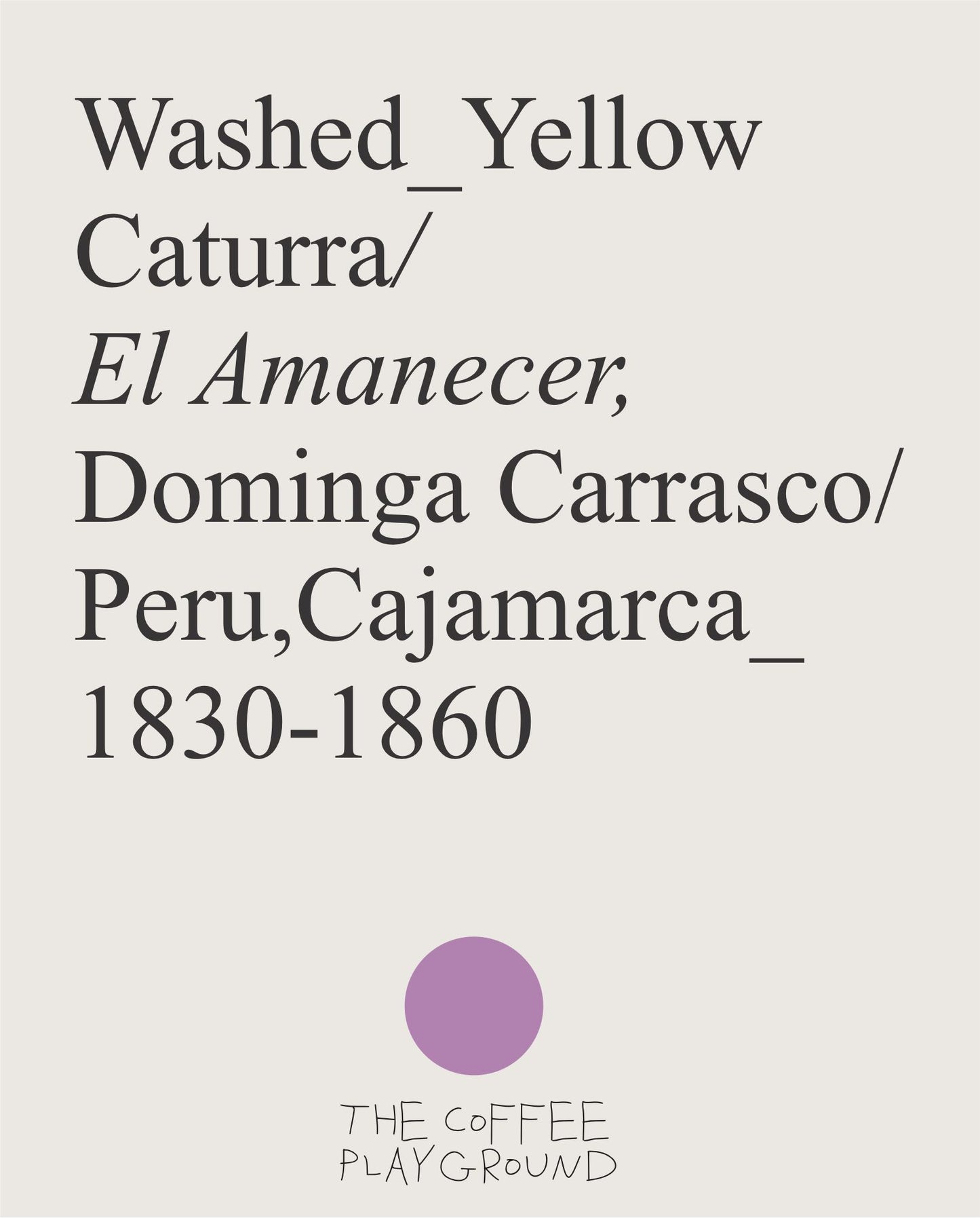 (NEW) Dominga Carrasco,Yellow Caturra, Washed PERU