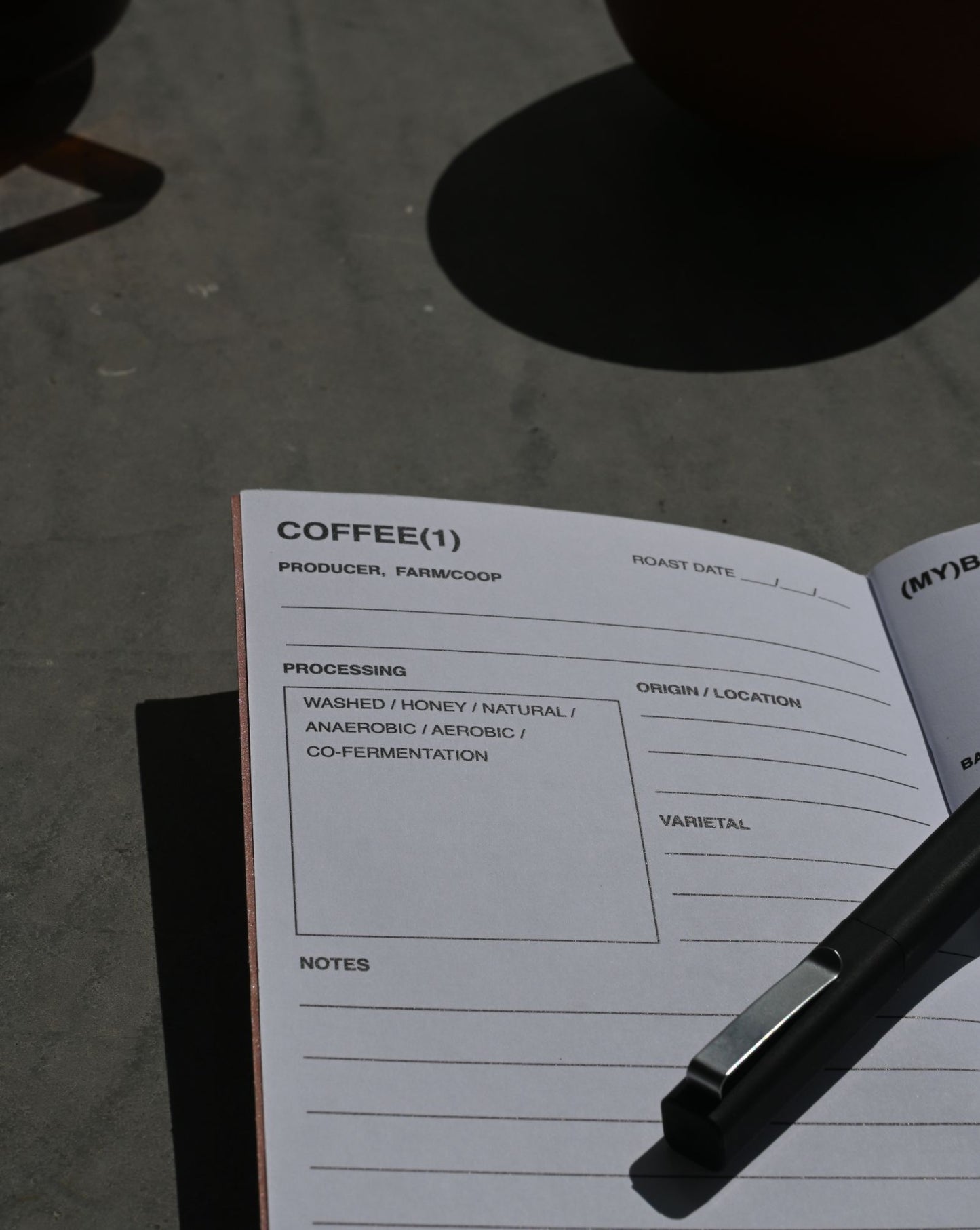 (UNLOCKED) The COFFEE TASTING JOURNAL #2